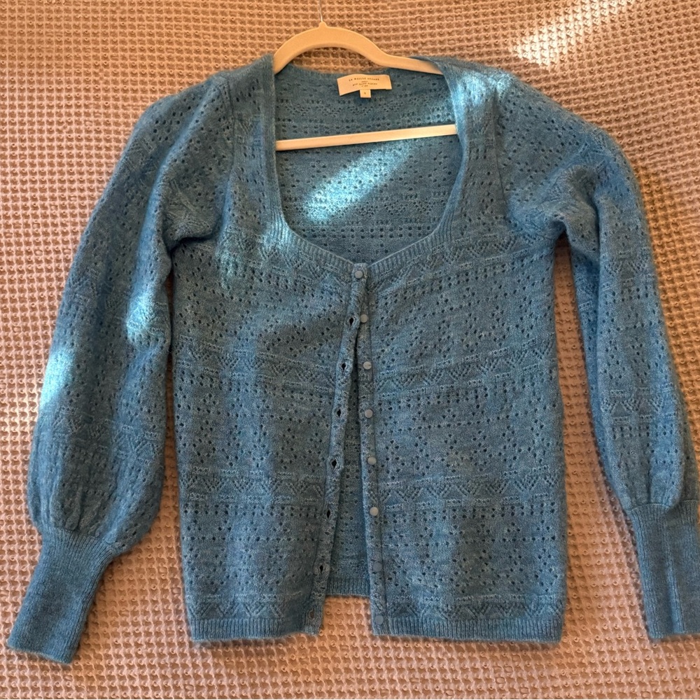 Sezane Esmee Cardigan - Blue size small